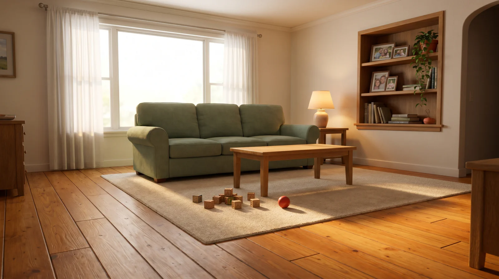 Living-room scene plate from the production library