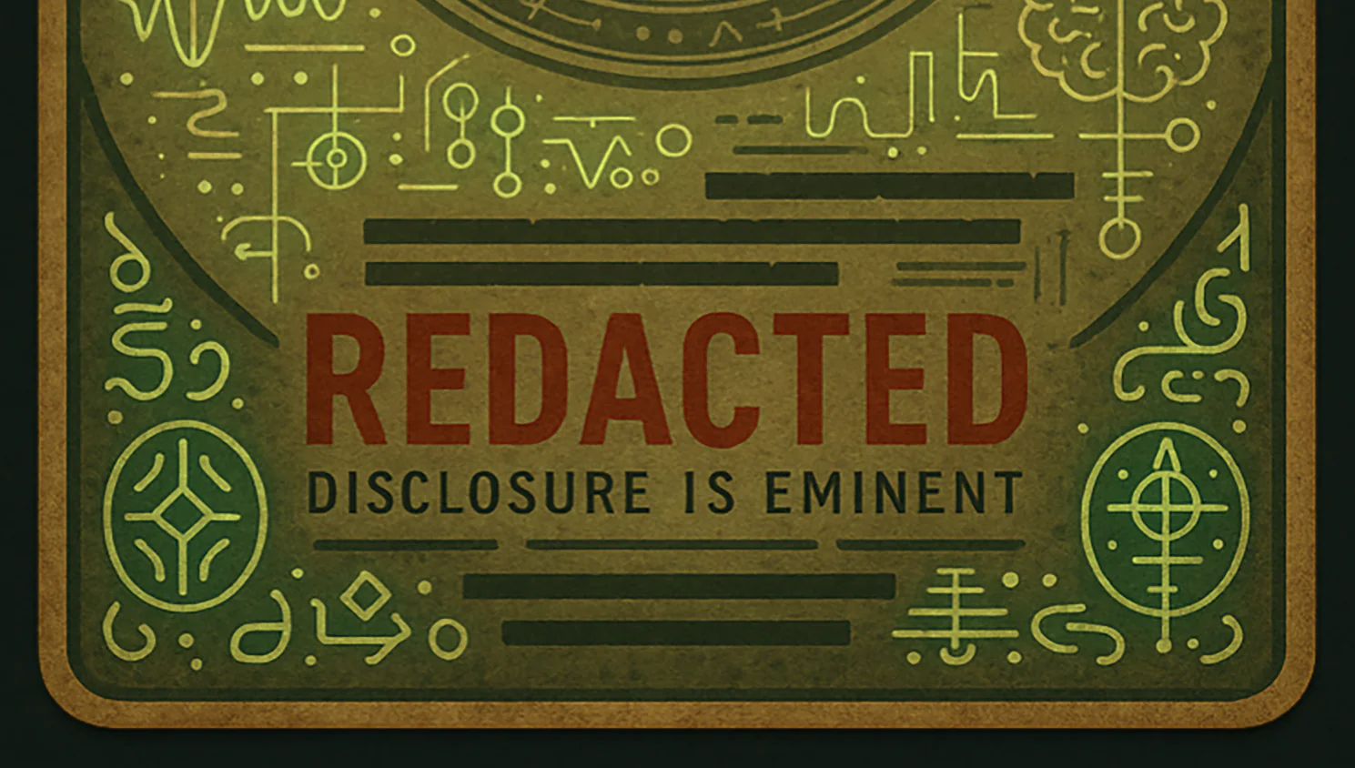 Redacted beta starter deck, cards fanned, custom back facing